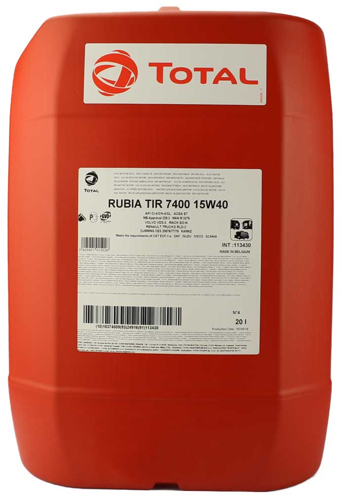 Total Rubia TIR 7400 15W40